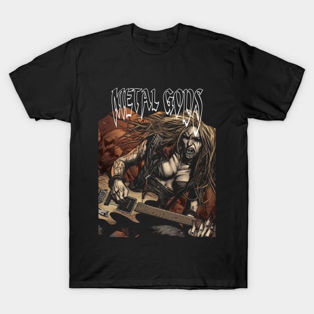 Metal T-Shirt by MckinleyArt